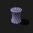 IMG_2692.jpeg Sculptural Cylindrical Vase: Floral Elegance in a 3D Revolution