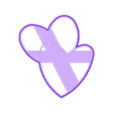 3D-01114 - DOUBLE HEART.stl Double heart cookie cutter