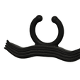 Male-jewel-septum-06 v3-03.png STL file fake nose hook FAKE NIPPLE PIERCING "mustache father" Female Male Septum Barbaella male Non-Piercing Body Jewellery Bondage Weight maleJ-06 3d print cnc・3D print object to download