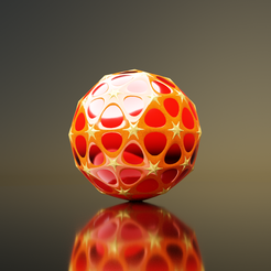 christmas-bubbles.png Archivo STL Burbujas de Navidad・Objeto imprimible en 3D para descargar
