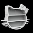 Hello.1.jpg Hello Kitty Shelf 3d Print Model