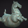 04.jpg Fat horse statue 3D Model