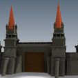 Fortress Walls.JPG Free STL file VMT FW Fortress Walls for Vase Mode printing・3D printing idea to download