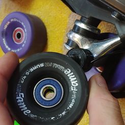 20200221_121850.jpg Free STL file 8MM AXLE Quad Roller Skate Bearing Press and pull・3D print model to download