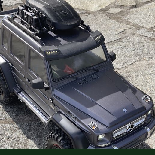 🚗 Improved Mk2 Version of - CUSTOM ROOF RACK + Thule FOR TRAXXAS TRX-6 ...