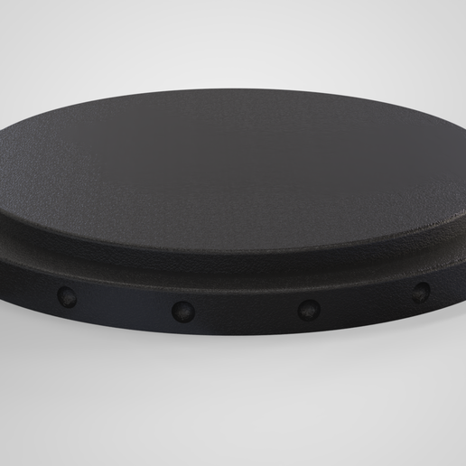 4 Round display bases for miniatures & sculptures 3D model