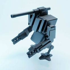 mecha-robot.jpg STL file mecha Robot UHD resolution rocket booster・Model to download and 3D print