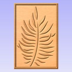 Leafy.jpg Free STL file Leaf Wall Panel・3D print design to download