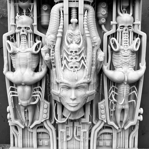 👾 HR Giger's Li II・ STL File for 3D printing・Cults