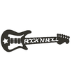 RnRollGuitarToCults.png Archivo STL gratis Muro de Guitarras de Rock'n Roll・Objeto de impresión 3D para descargar