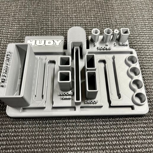 🩻 The complete setup stand for HUDY 1/10・Free STL File for ・Cults