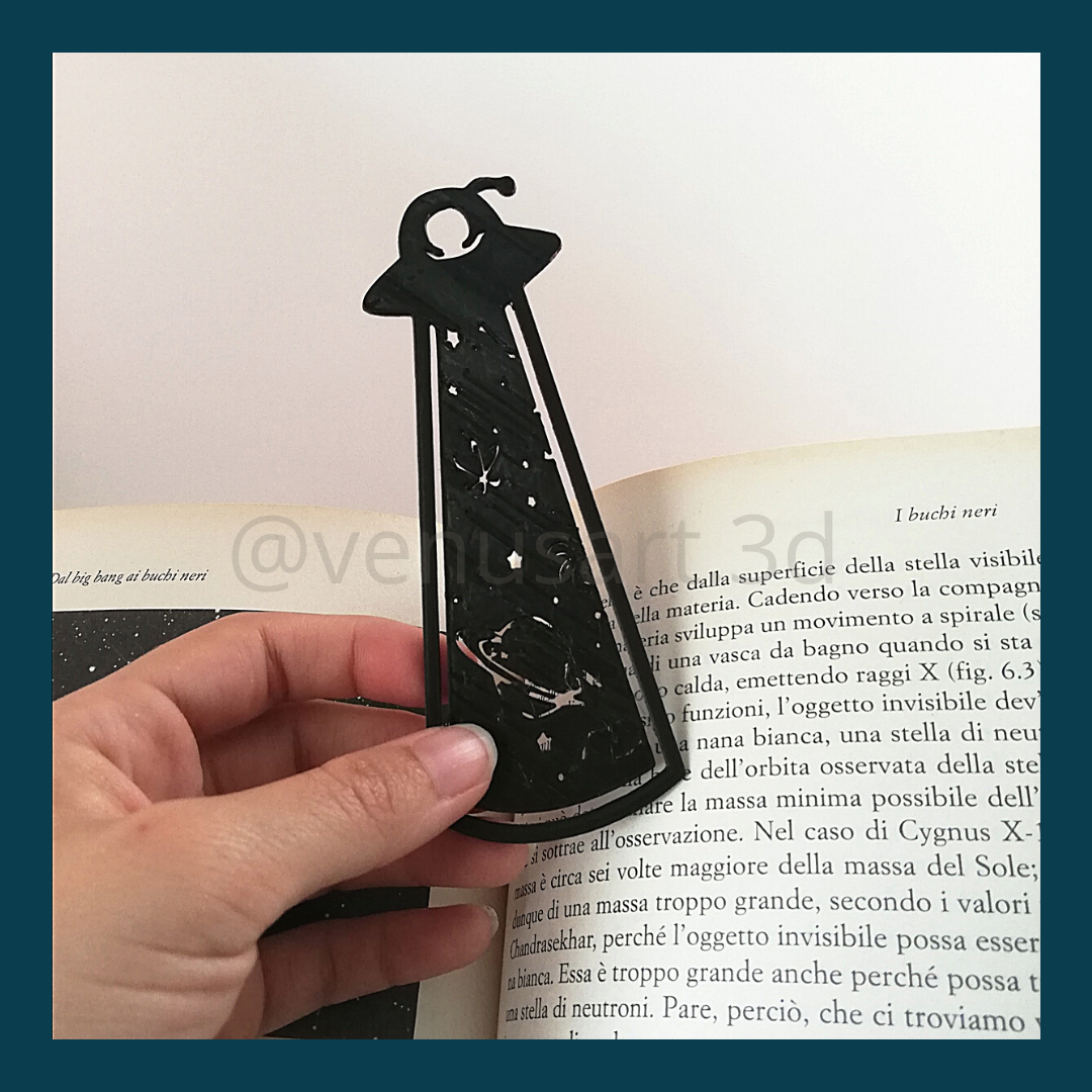 Download STL file 👽Alien Bookmark👽 • 3D printing object ・ Cults