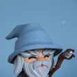 gandalf-stl-3d-printing-lord-of-the-rings-lotr-figure-toy-3.jpg Chibi GANDALF STL 3D Printing Files | High Quality | Cute | 3D Model | Lord of the Rings | Tolkien | Toy | Figure | Playful