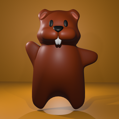 Cutebeaver_f.png Fichier STL gratuit Castor mignon・Modèle pour impression 3D à télécharger
