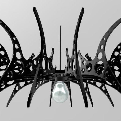 modele-10-VERSO-en-16-tiges-1.jpg DIY art deco chandelier model 10 RECTO VERSO living room lamp without stand diametre 61 cm