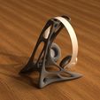 HR_Model2_CF_1.jpg Headphone Stand Organic - Model 2 - structured surface version