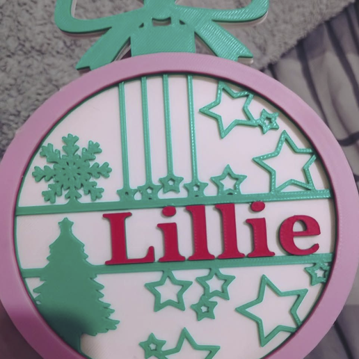 3D Printed Christmas Fifteen Stars of Light Plaque - One Colour