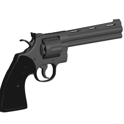 1.png OBJ file Colt Python・3D print design to download