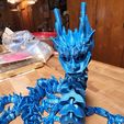 Flexi Print-in-Place Imperial Dragon with 3MF Included!