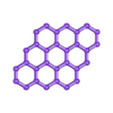 Graphene_Model.stl Modelo molecular paramétrico del grafeno