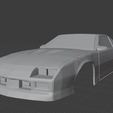 render1.png Chevrolet Camaro Iroc-z 1990 rc 3D print model car body shell 3D print model