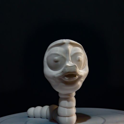 🪱 Maggot - bride corpse worm・Free STL File for 3D printing・Cults