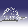 stegosaurus.png Stegosaurus - Dinosaur toy Design for 3D Printing