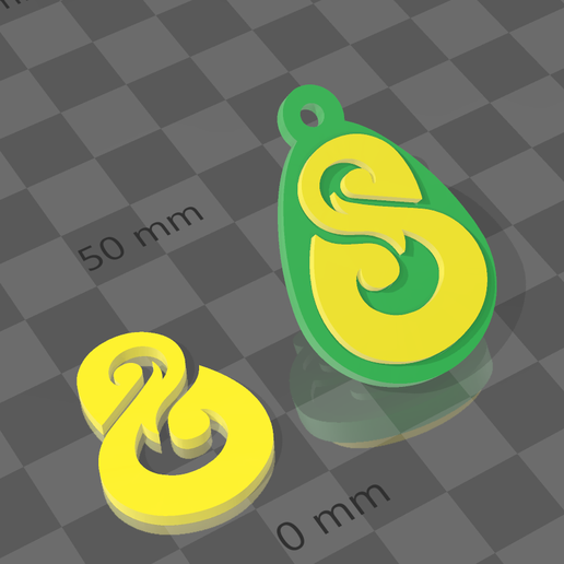 key ring Dofus key ring 3D model