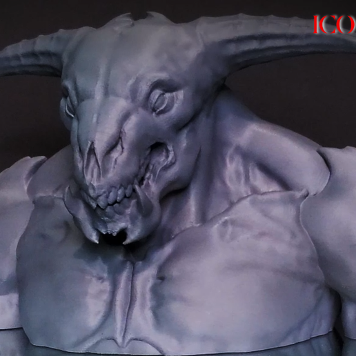 Screenshot-2022-01-10-124734.png ICON OF SIN - DOOM ETERNAL Statue Bust STL for 3D printing HIGH POLY COUNT