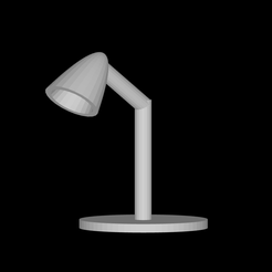 model.png STL file TABLE LAMP - MINIATURE TABLE LAMP - DESK LAMP - MINIATURE DESK LAMP・3D printing model to download