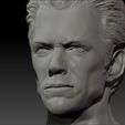 0010_Layer 19.jpg Clint Eastwood textured 3d print bust