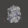B48StangindUp2.png BMW B48 engine + intake & exhaust ports