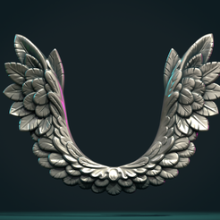WingsX-01.png 3D file Wings Relief・3D printer model to download