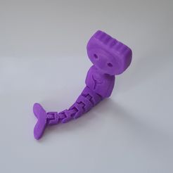 merboysit.jpg STL file Merboy (print in place)・3D printer design to download