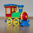 loco.jpg STL file Toy train construction set - whole train combo・Model to download and 3D print