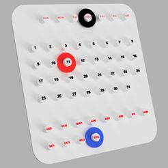 Calendar_2_2019-Dec-11_08-13-48PM-000_CustomizedView16456785571_jpg.jpg STL-Datei Calendar・3D-druckbares Modell zum herunterladen
