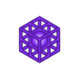 Cube with sphere V2.stl Objeto cúbico con esfera