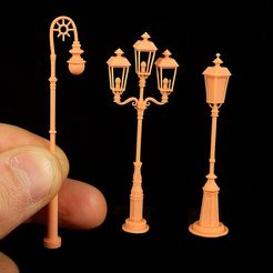 IMG_4054.jpg 3D file Street Lights Set・3D printable model to download