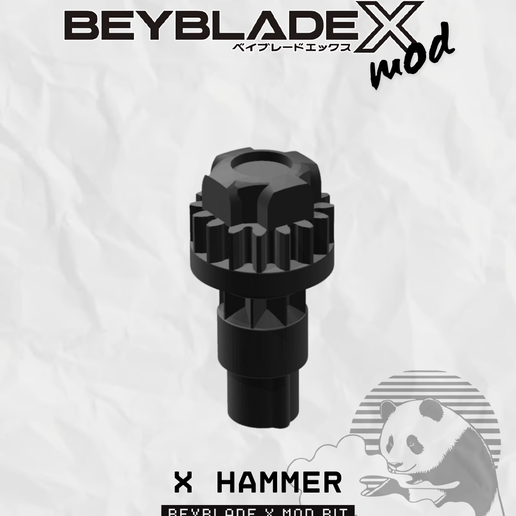 Beyblade X Bit Mod X Hammer (XH)