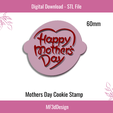 2.png Mothers Day 01 Cookie Stamp, icing, cookies and cakes, biscuits