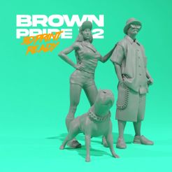 1.jpg 3D file brown pride v2・3D print design to download