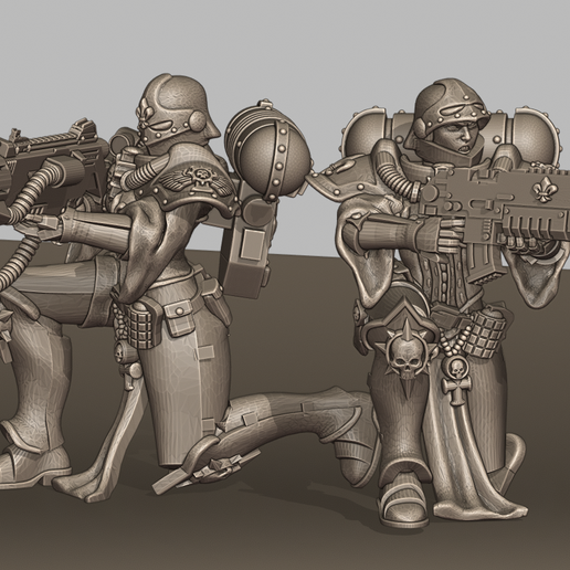 Sisters of the knee 3D model