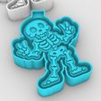 cute-skeleton-skull_2.jpg cute skeleton skull peace and love - freshie mold - silicone mold box