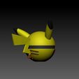 ZBrush-Document4.jpg Pokemon Pikachu Pokeball