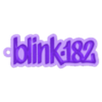 LLavero Blink-182.stl Blink-182 - Key ring
