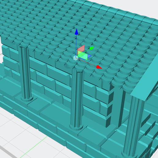 🕍 Greco-Roman Temple・ STL File for 3D printing・Cults