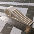 Doorstop photo.jpg Free STL file Doorstop with grip.・Template to download and 3D print