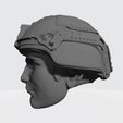 HEAD-D15.jpg Tactical Head helmet Action figure