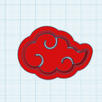 cloud.png Akatsuki Cloud Cookie Cutter Stamp