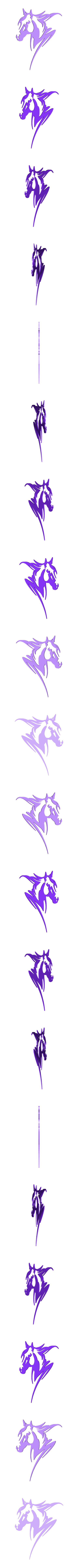 horse head_2.stl Horse head wall decoration